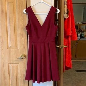 Maroon dress